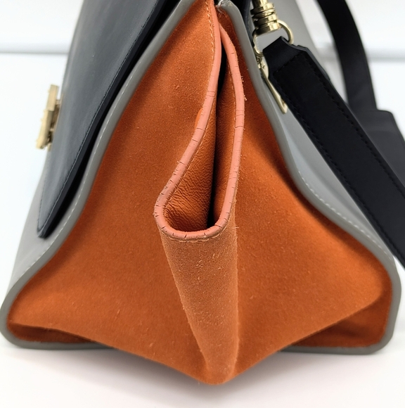 Celine Medium tri-color Trapeze - Picture 8 of 14